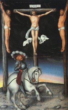  crucifix - La Crucifixion avec le Centurion converti Lucas Cranach l’Ancien